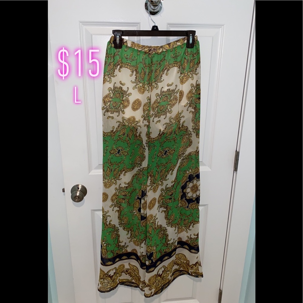 High waisted flare pants